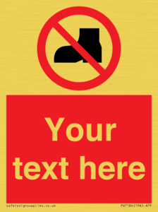 Custom No outdoor footwear